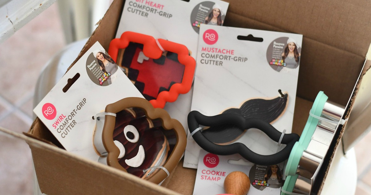 Comfort Grip Cookie Cutters in a box