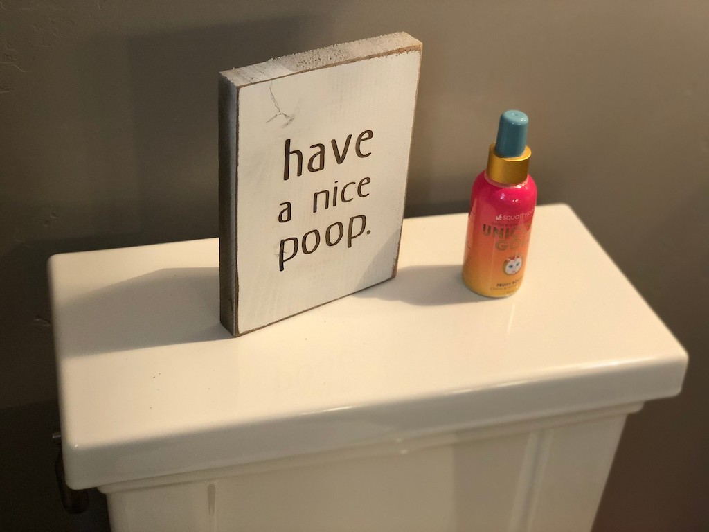 Have a Nice Poop. Bathroom Sign 