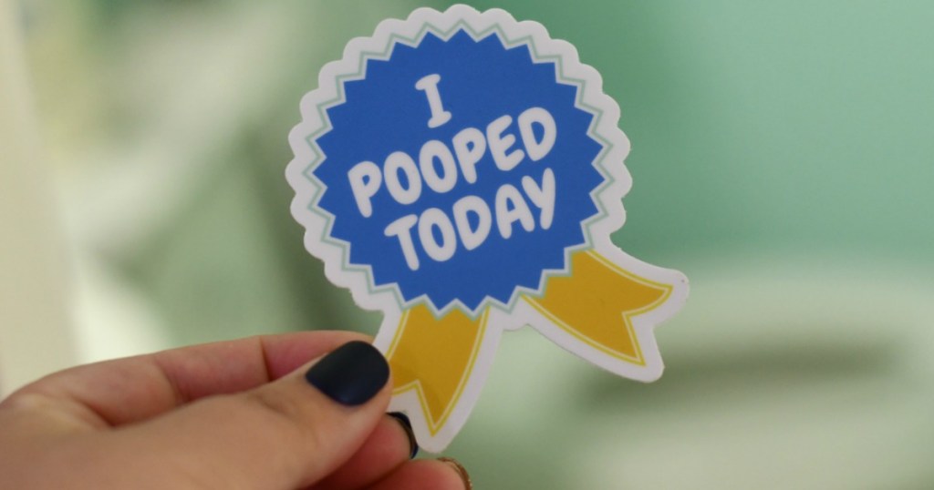 I Pooped Today Sticker 