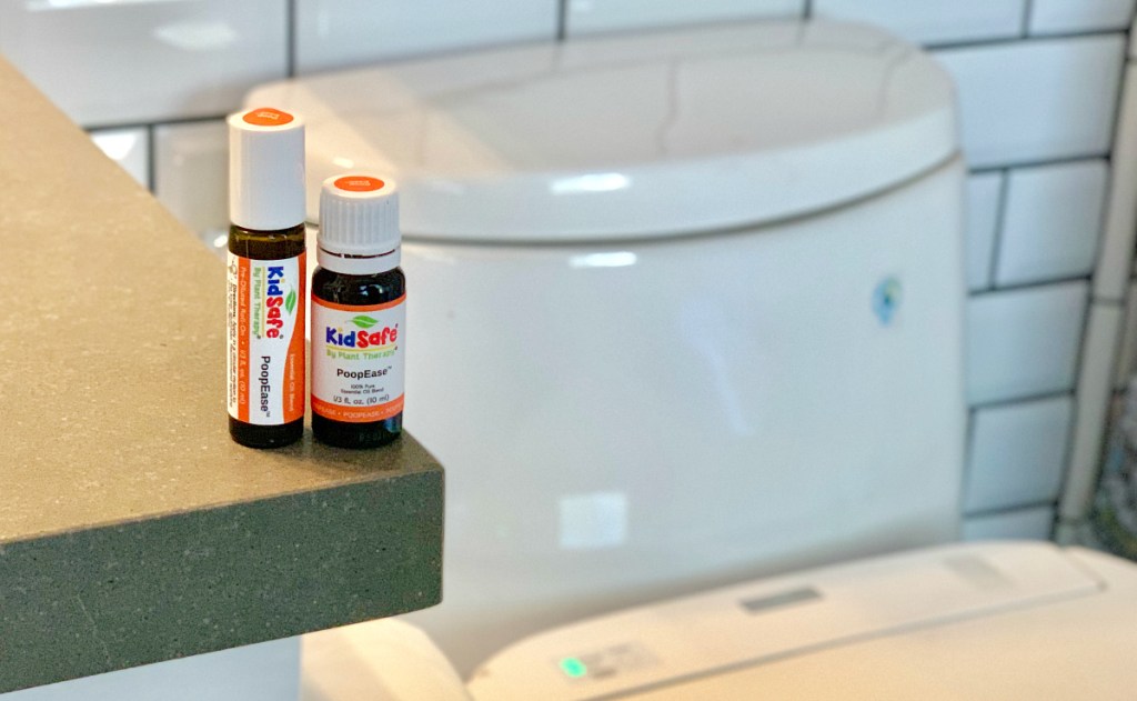 KidSafe PoopEase products on counter