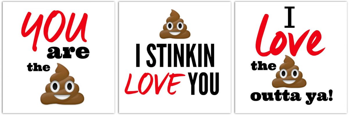 toilet paper gag gift – poop emoji depictions of the digital download