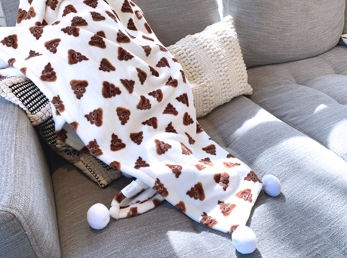 Emoji blankets and clearance pillows