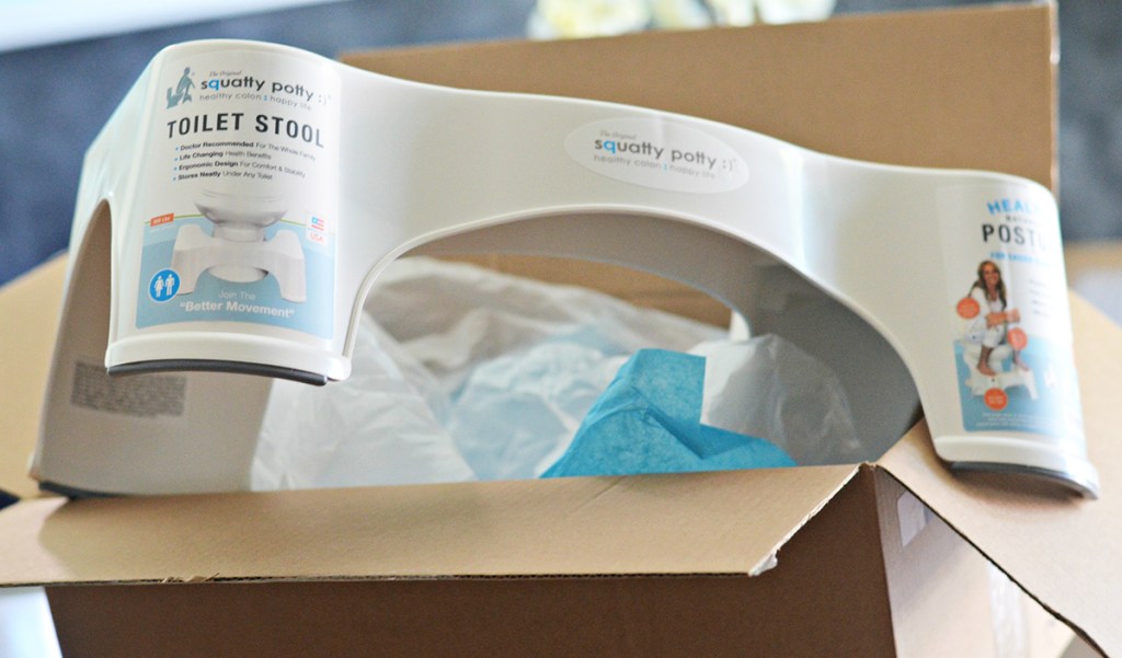 squatty potty stool in box